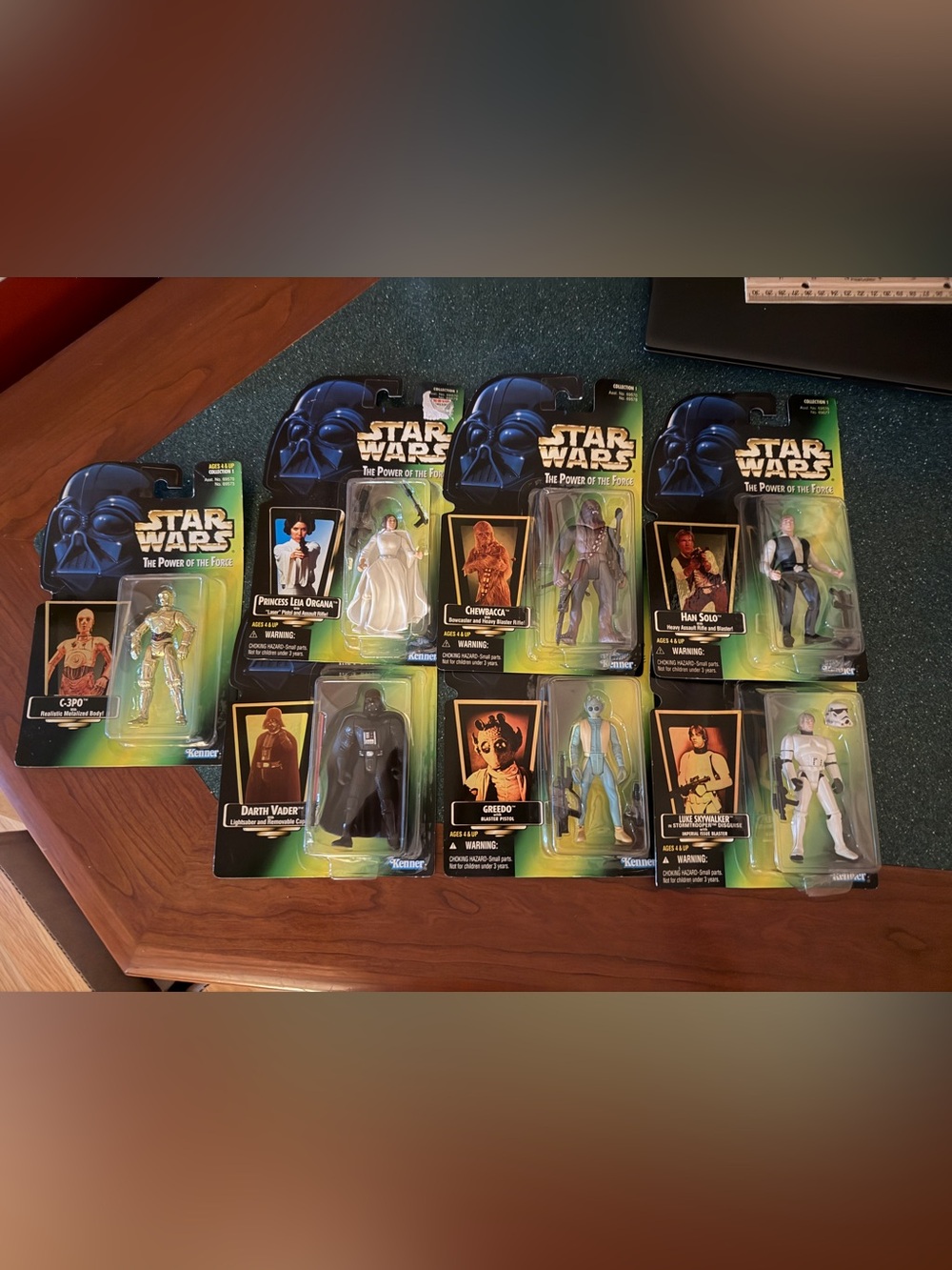 Hasbro Inc. 1997 Star Wars action figures 
NIB sealed. 7 total